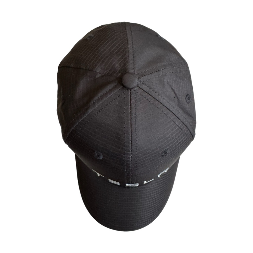 Tesla Motor Co Black Ripstop Adjustable Strap Hat Cap New Without Tags - Picture 6 of 8